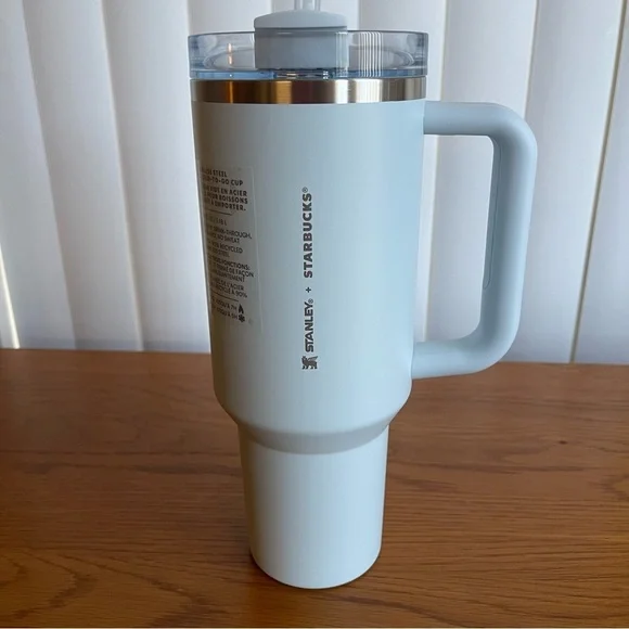 Stanley x Starbucks Spring Blue Tumbler 40oz - Picture 2 of 9